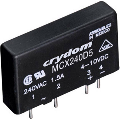 Crydom Halfgeleiderrelais MCX480D5 5 A Schakelspanning (max.): 660 V/AC Schakelend bij overbelasting 1 stuk(s)