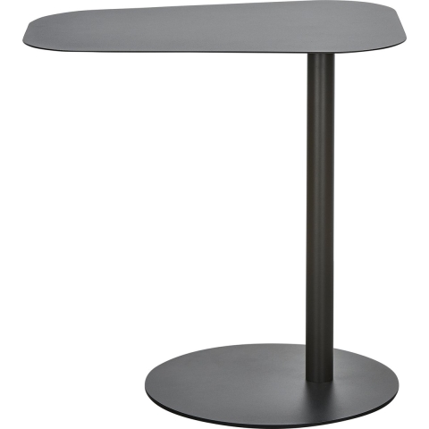 WOOOD Bijzettafel Lia - Metaal - Zwart - 50x50x38