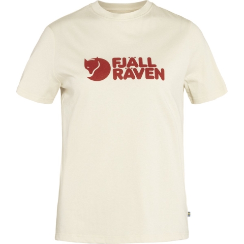 Fjällräven Dames T-Shirt Logo Tee W, chalk white, Maat: XL