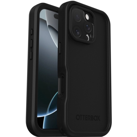 Otterbox Fre Series Backcover Apple iPhone 16 Pro Zwart MagSafe compatible, Waterdicht