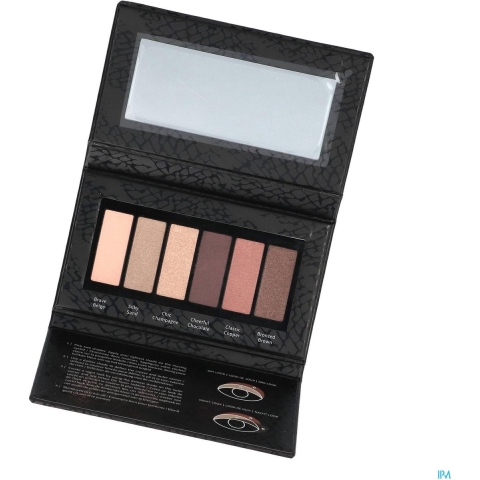 Couleurs de Noir Soft Touch Eyeshadow Palette 02 Desert Nudes | 1 stuk