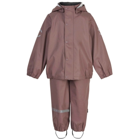 Mikk-Line Regenkleding - Gerecycled - PU - Burlwood - Mikk-Line - 4 jaar (104) - Regenkleding