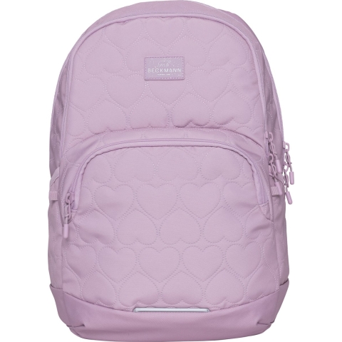 Beckmann Schooltas - Sport Junior - Gevoerd Hearts - Roze - Beckmann - OneSize - Schooltas