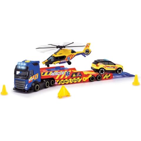 Dickie Toys Vrachtwagen - Reddingstransporter - Dickie Toys - OneSize - Speelgoed