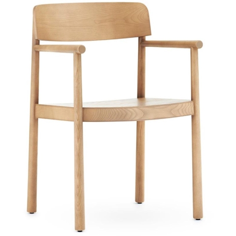 Normann Copenhagen Timb Eetkamerstoel Met Armleuning Naturel