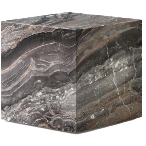 Audo Copenhagen Plinth Cubic Bijzettafel 40x40 Grey Galaxy