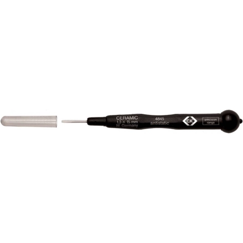 C.K ESD Platte schroevendraaier Kopbreedte: 1.3 mm Koplengte: 15 mm