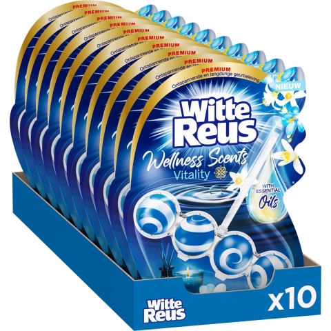 10x Witte Reus Toiletblok Wellness Scents Vitality