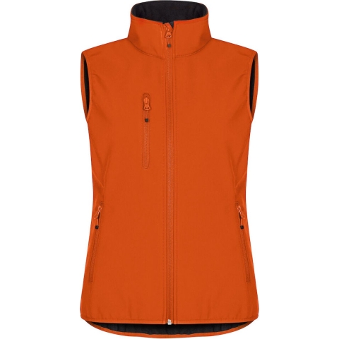 Clique 0200916 Classic Softshell Vest Lady - Diep Oranje - M