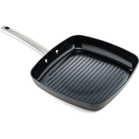 ISENVI Murray keramische grillpan 26 CM - RVS greep