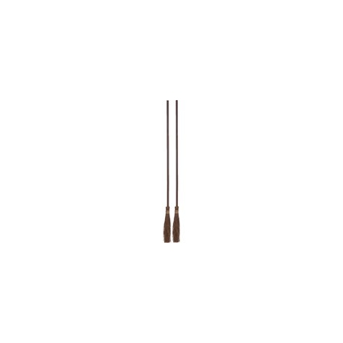 4x stuks heksen bezems 2-delig -