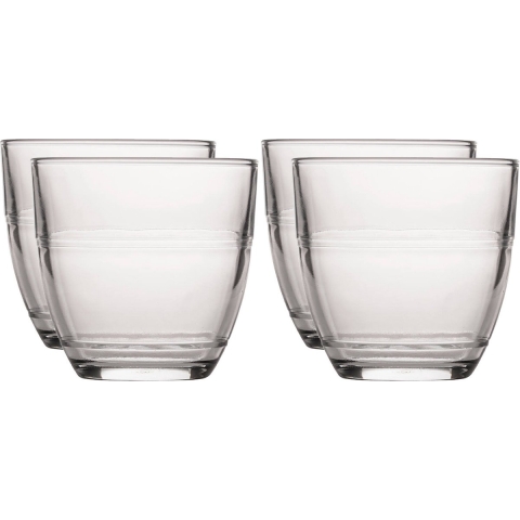 16x Koffie/espresso glazen transparant 220 ml Gigogne -