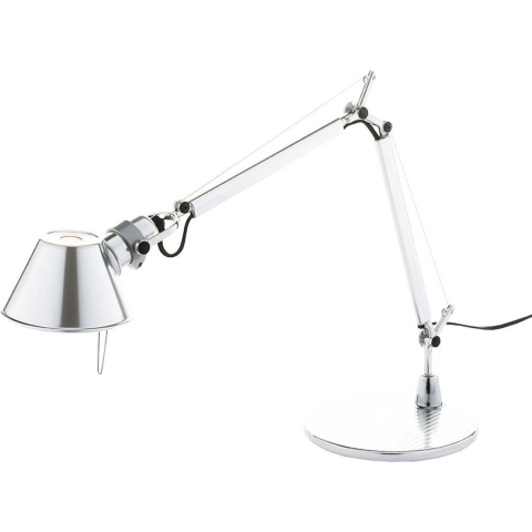 Artemide Tolomeo Micro Bureaulamp Retrofit Gepolijst Aluminium