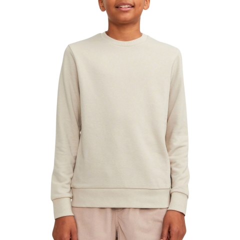 Jack & Jones Sweatshirt - JjBradley - Moonbeam - Jack & Jones - 14 jaar (164) - Sweatshirt