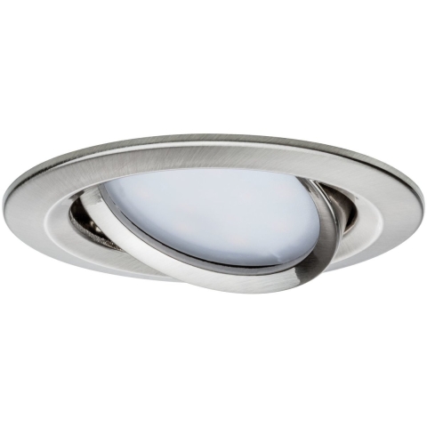 Paulmann 92961 PAULMANN LED-inbouwlamp LED 6 W IJzer (geborsteld)