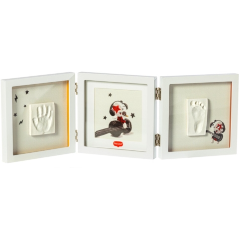 Tiny Love Afdrukset - Hand/Voet - Dubbele lijst - White - Tiny Love - OneSize - Creatieve Speelset
