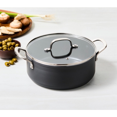 ISENVI Victoria Forged keramische kookpan 28 CM - RVS greep
