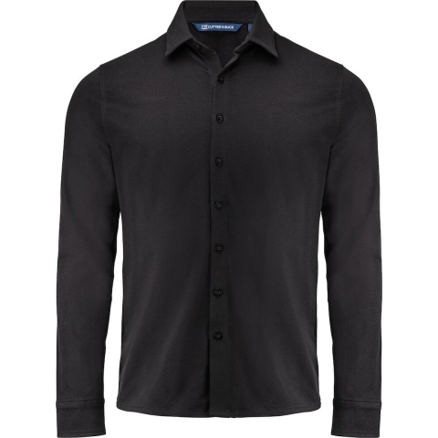 Cutter & Buck 352412 Hedley Stretch Shirt Heren - Zwart - 3XL
