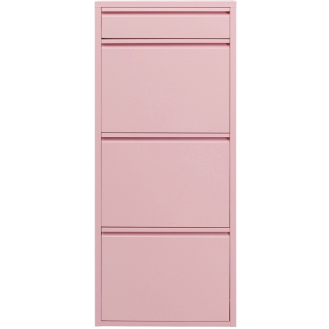 Kare Design Caruso Schoenenkast 3+1 laden roze