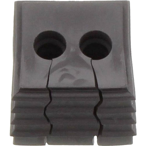 CONTA-CLIP KDS-DE 2X5-6 BK Afdichtingselement Thermoplastisch elastomeer Zwart 10 stuk(s)