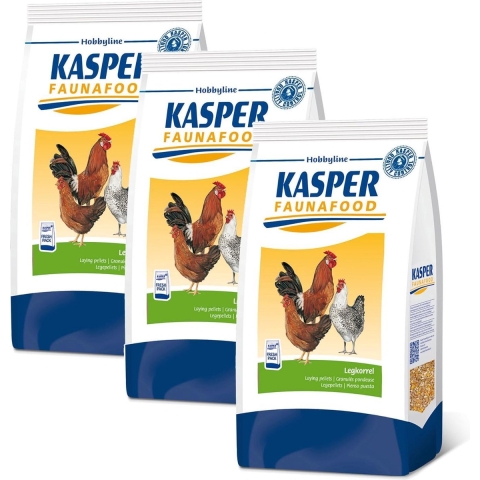 3x Kasper Faunafood Legkorrel 4 kg