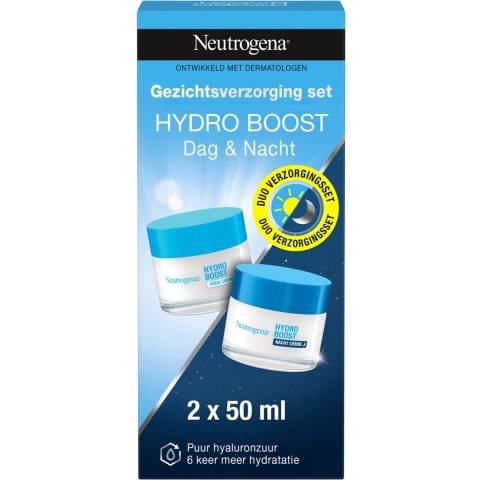 Neutrogena Hydro Boost Dag&Nacht Intense Hydratatie | 2 x 50 ml PROMO