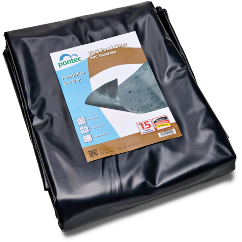 Pontec Pontec zwart Pre-Packed 0.5 mm / 6 x 8 m - Oase