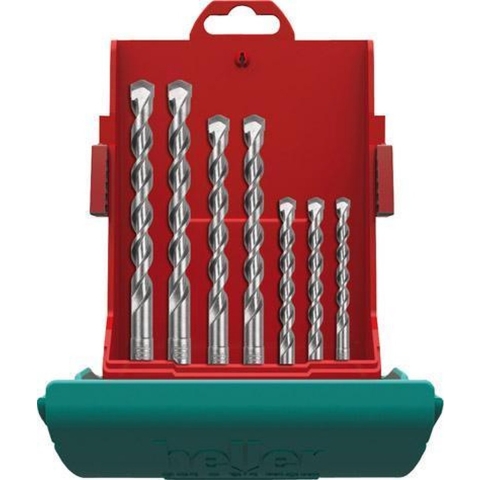 Heller Hamerboorset | 7-delig SDS-Plus | kunststofbox | 1 stuk - 16315a