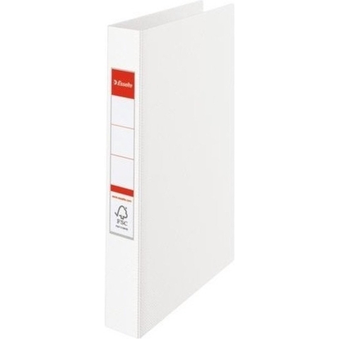 Esselte Ringband mappen/ordners - 8x - wit - A4 - opbergen - kantoorartikelen -