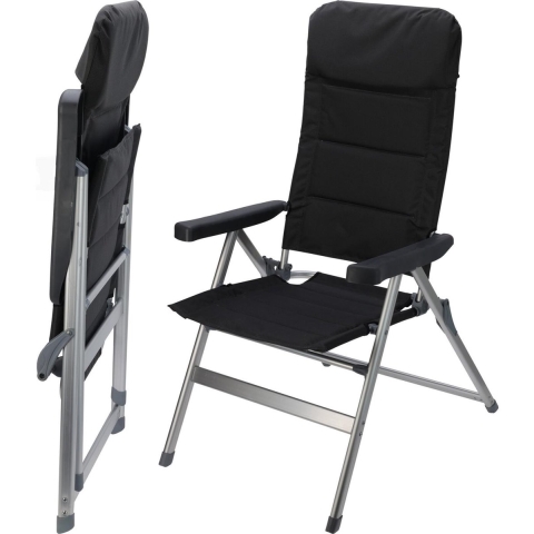 Campingstoel - 6 Standen - Aluminium Frame - Staal/Polyester
Comfort En