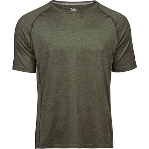 Tee Jays TJ7020N Men´s CoolDry Tee - Olive Melange - S