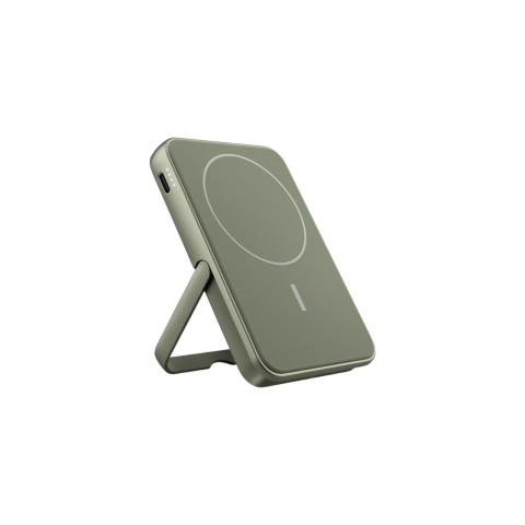 Fresh 'n Rebel 5000 Mah Draadloos Opladen Magnet Wireless Powerbank Groen
