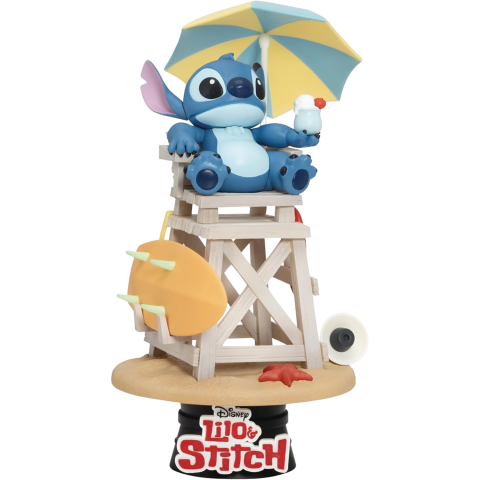 Beast Kingdom Stitch Summer Vibe Pvc Diorama