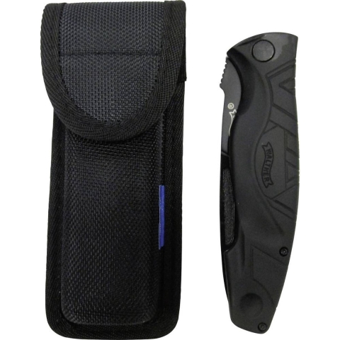 Walther Traditional Folding Knife 5.0755 Werkmes Met holster Zwart
