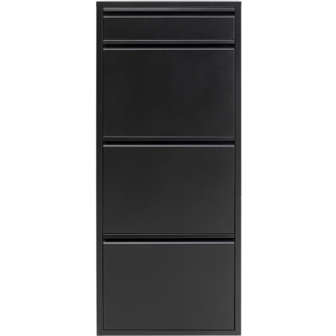 Kare Design Caruso Schoenenkast 3+1 laden zwart