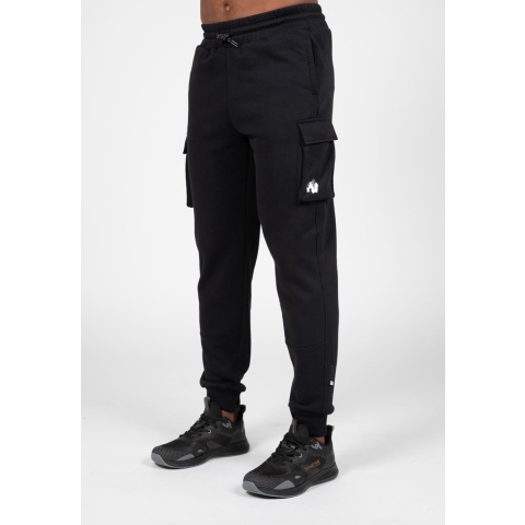 Gorilla Wear Hudson Cargo Joggingbroek - Zwart - XL