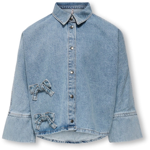 Kids Only Overhemd - KogGrace - Light Blue Denim - Kids Only - 13 jaar (158) - Overhemd