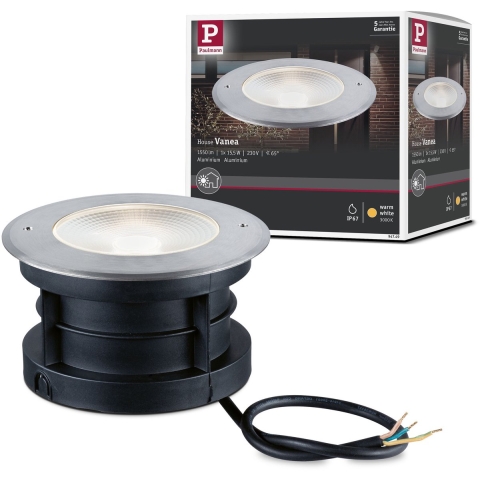 Paulmann Vanea 15,5W 3000K 94749 Vloerinbouwlamp LED 15.5 W Aluminium