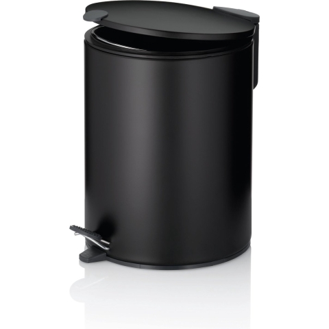 Kela Pedaal Afvalemmer, 5 L, Zwart | Mats