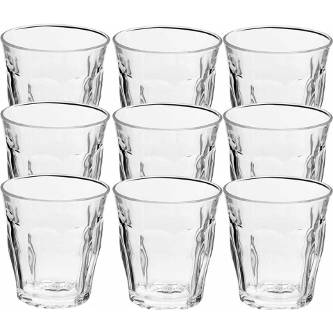 Duralex Picardie water/drinkglazen - set 12x stuks - 310 ml - transparant - luxe glas -