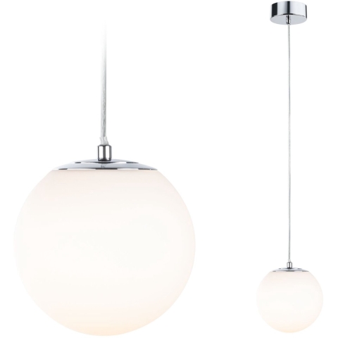 Paulmann Gove 71066 LED-hanglamp LED 9 W Chroom, Satijn