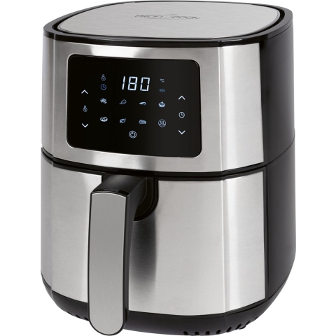 Profi Cook PC-FR 1239 H Airfryer 5.5 l RVS, Zwart