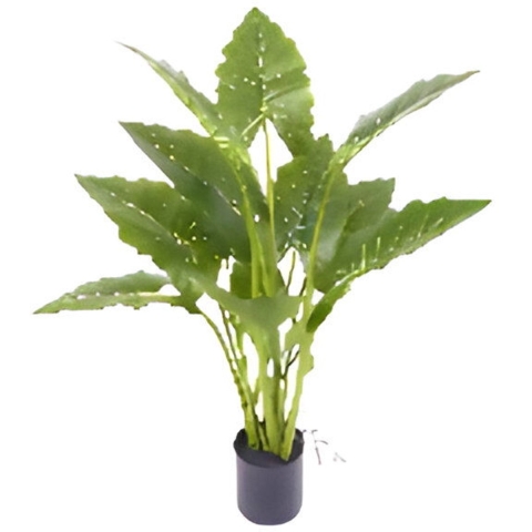 Allocasia groen 80 cm kunstplant Oosterik Home - Oosterik home