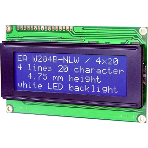 DISPLAY VISIONS 7-segments-display Blauw-wit 4.75 mm 3.3 V Aantal cijfers: 4