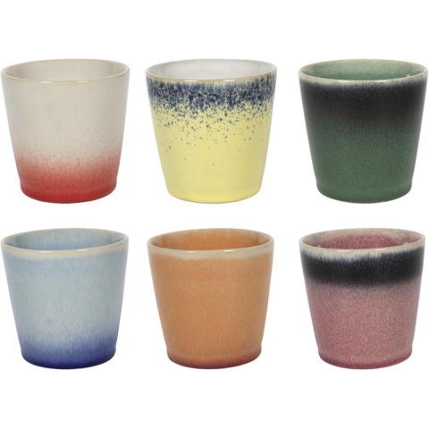 Studio Tavola Koffiekopjes - Senseo Kopjes - Fire - 200 ml - 6 stuks
