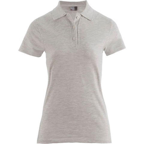 Promodoro E4005F Women´s Superior Polo - Ash (Heather) - XS