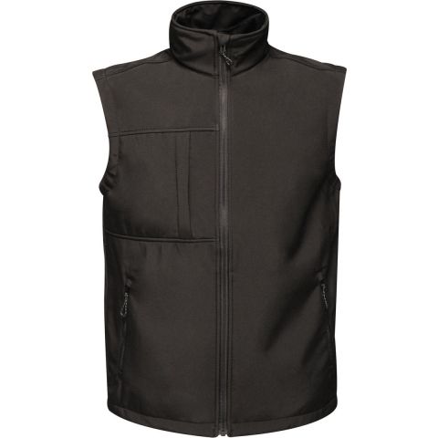 Ragetta RG848 Men´s Octagon II Printable Softshell Bodywarmer - Black/Black - XS