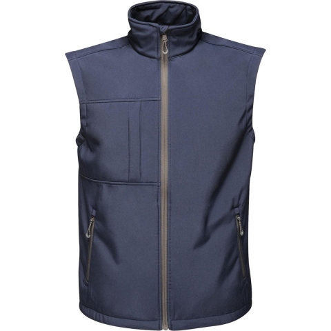 Ragetta RG848 Men´s Octagon II Printable Softshell Bodywarmer - Navy/Seal Grey (Solid) - 4XL