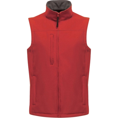 Ragetta RG788 Flux Softshell Bodywarmer - Classic Red/Seal Grey (Solid) - XXL