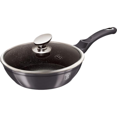 BerlingerHaus Hapjespan Met Deksel 24cm Metallic Line Carbon Pro Edition